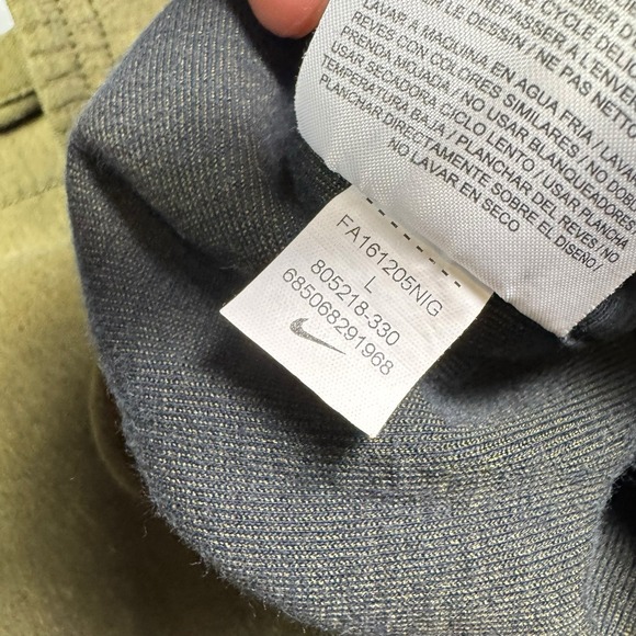 Nike Tech Fleece Sweatpants Mens Large‎ Pack Olive Pants Sportswear 805218 330 - Picture 8 of 12